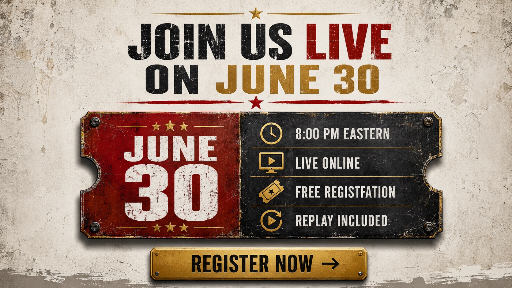 Register now for the Find Your Independence workshop.